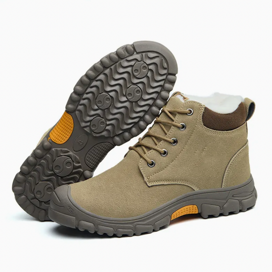 Wear-Resistant Anti-Puncture Leather Safety Shoes
