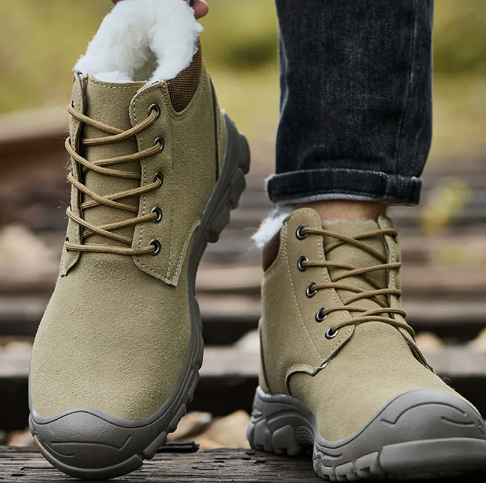 Wear-Resistant Anti-Puncture Leather Safety Shoes